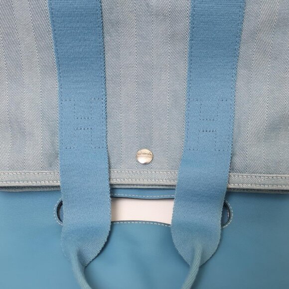 Hermès Vintage Swift Valparaiso Tote PM Blue Jean - Picture 11 of 16